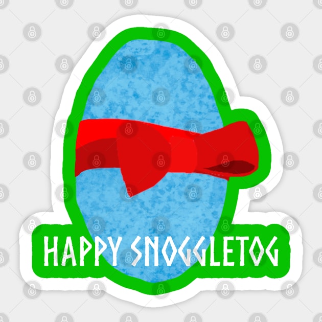 Happy Snoggletog Sticker by The Great Stories